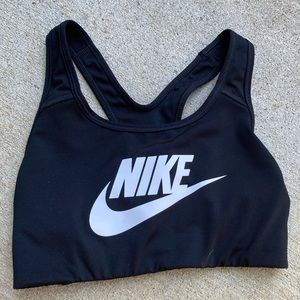 Nike black sports bra size XS